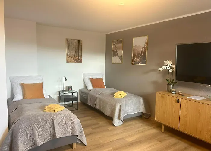 公寓 Fr- Moderne Wohnung, Wlan, Smart-tv, Voll Ausgestattete Kueche 施普林格